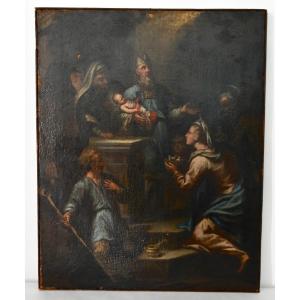 Scuola Fiorentina - Presentazione di Gesù al Tempio - Italia inizio XVIII Secolo